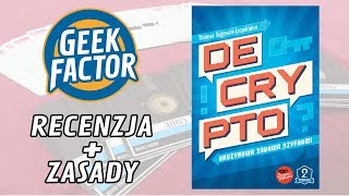 DECRYPTO  Recenzja i Zasady [upl. by Wan]