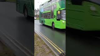 FIRST SOUTH YORKSHIRE DAIMLER OM934 WRIGHT STREETDECK 35269 SL67 VWV ON THE 845 8 TO BIRLEY [upl. by Ordisi486]