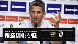 Press Conference Beitar Jerusalem FC Vs PAOK FC – Live PAOK TV [upl. by Ayoral]