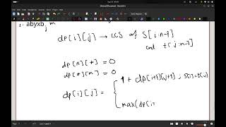 1  Dynamic Programming H LCS [upl. by Annice]