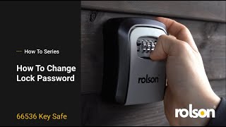 66536 Rolson Wall Mounted Key Safe  How to [upl. by Shulins208]