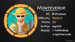 HackTheBox  Monteverde [upl. by Esnohpla]