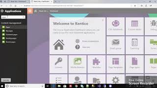 Kentico 12 Tutorial  Print Hello World using Kentico 12 Portal Engine [upl. by Trevah]