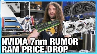 HW News  NVIDIA Considering 7nm RTX GPUs RAM Price DownTrend ASUS Gundam PC Parts [upl. by Torosian]