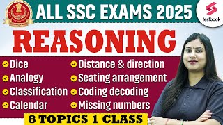 Reasoning for SSC Exams 2025  SSC Reasoning Important Topics By Ritika Maam [upl. by Latashia]