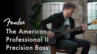 Exploring The American Professional II Precision Bass  American Professional II Series  Fender [upl. by Yeltnerb]