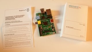 Raspberry Pi B Unboxing [upl. by Tesler215]