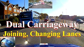 Dual Carriageway UK Driving Lesson Driving Test Tips  Changing Lanes and How to Overtake [upl. by Atilam183]