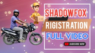 shadowfax rigistration how to join shadowfax full details shadowfax app shadowfox bike earnings [upl. by Estis]