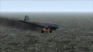 DC3 Crash near Airport [upl. by Bernete]