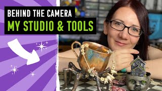 Behind the Scenes My Art Studio amp Essential Tools [upl. by Eeslehc462]