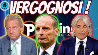 VERGOGNOSI IERI A PRESSING LA DIFESA SULLA RISPOSTA DI ALLEGRI HA DEL GROTTESCO ECCOVI GLI AUDIO [upl. by Ylyl]