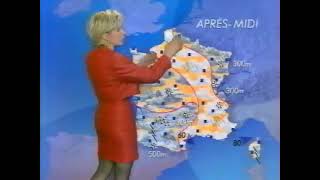 Météo TF1 En 1998 Evelyne Dhéliat [upl. by Iren472]