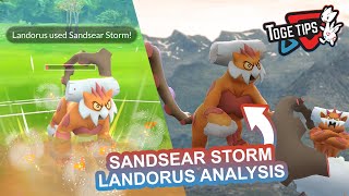 How Good is Sandsear Storm Landorus  Pokemon Go Analysis [upl. by Heiskell]