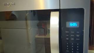 How to set the clock on a Whirlpool microwave model WMH31017HZ11 [upl. by Yci822]