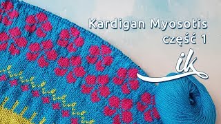 Kardigan Myosotis  część 1 [upl. by Latrice]