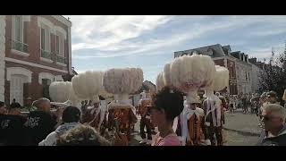 Fête des Fleurs  Corso Fleuri  Société de Gilles et leurs Dames 24  CayeuxsurMer 80  2024 [upl. by Sucramraj]