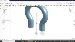 Using Revolve and Sweep to create an object in Onshape [upl. by Emelina]