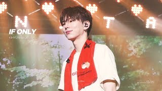 180826 The Connect in Seoul Encore  IF ONLY 몬스타엑스 기현 focus 4K [upl. by Raine]