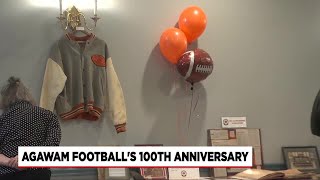 Agawam Football Team celebrates 100th anniversary [upl. by Enelam878]