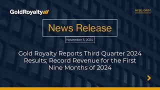 •→NEWS←• Report Third Quarter 2024 Results Record Revenue for the First Nine Months of 2024 [upl. by Jezreel]