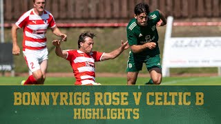 HIGHLIGHTS Bonnyrigg Rose Athletic 21 Celtic B  The Young Hoops narrowly lose out [upl. by Philemon]