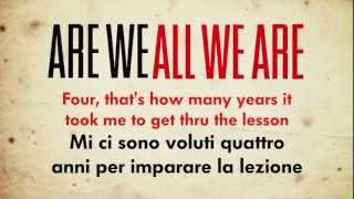 Pnk  Are We All We Are testo e traduzione [upl. by Nihhi]