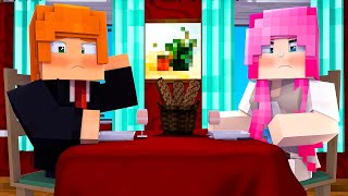 DATE WITH THE RICH BOY  Roomies University  Minecraft Roleplay [upl. by Abran]