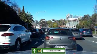 Thornleigh to Sydney CBD NSW Drive via A28 A1 M1 [upl. by Kuska]