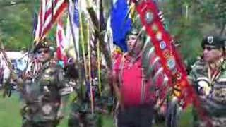 Honoring Veterans Grand Entry Honor the Eagle Pow Wow [upl. by Acinot200]