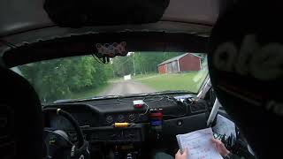 Rally Uppland 2024 SS2 JSundJUppman [upl. by Nanek639]