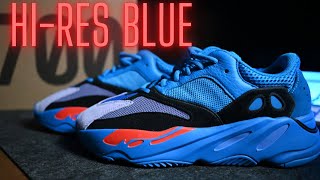 YEEZY 700 V1 quotHIRESquot BLUE REVIEW amp ON FEET [upl. by Yesoj625]