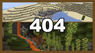 Minecraft HARDCORE 404 Challenge in 2022 [upl. by Iadam882]