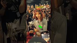 Lisas Reaction When She Receiving A Rockstar Lightstick Made By A Fan ⭐ lisa blackpink blink [upl. by Aldred]