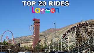 Top 20 Rides at Lagoon [upl. by Granthem]