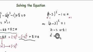 Solving a polynomial Equation with the power of 4 [upl. by Amled366]