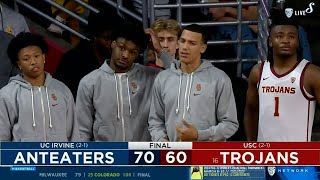 UC Irvine UPSETS 16 USC At Home [upl. by Annor]