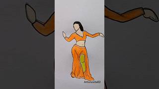 Nainowale Ne 😍Wait For Endanvishettydance dance flipbook drawing trending [upl. by Danell]