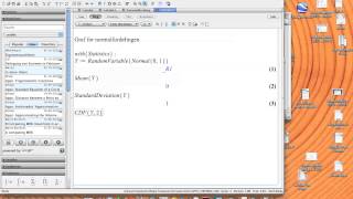 Normalfordeling i Maple [upl. by Sandye]