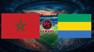 MOROCCO vs GABON  AFRICA CUP OF NATIONS 2025 QUALIFIERS [upl. by Emmalee]