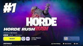 Fortnite Horde Rush Win Fortnite Chapter 5 [upl. by Fugazy]