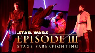 Star Wars Stage Performance  Anakin vs ObiWan [upl. by Nichole]