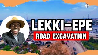 LEKKIEPE Road Drainage EXCAVATION Update  Abijo GRA Lekki Lagos [upl. by Ahseka]