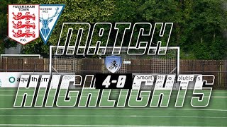 Highlights  Faversham Town 4 Erith amp Belvedere 0 [upl. by Tavey]