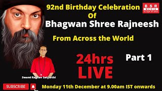 Oshos 92 Birthday Celebration Live from Worldwide  BSR Media  TNC LIVE [upl. by Naujit975]