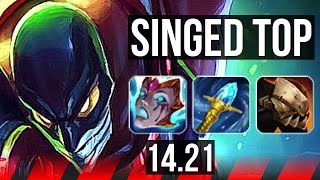 SINGED vs MORDEKAISER TOP  1100 games Rank 14 Singed  EUW Master  1421 [upl. by Nella]