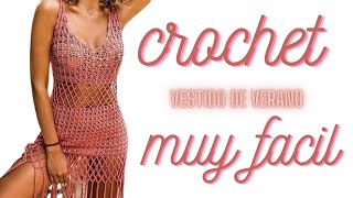 como tejer a crochet vestido de verano 2023 [upl. by Mehala]