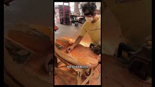 龙腾盛世茶盘 手艺人 龙年大吉 茶海 woodcarving shortvideo wood woodart carpentry homedecor [upl. by Adora]