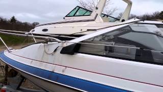 Bayliner Capri boat 1988 with trailer and motor [upl. by Chavey639]