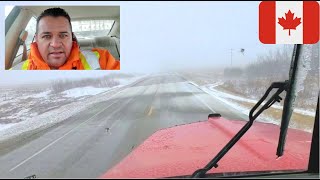 MANEJANDO POR TORMENTA DE NIEVE EN CANADA [upl. by Eustazio]